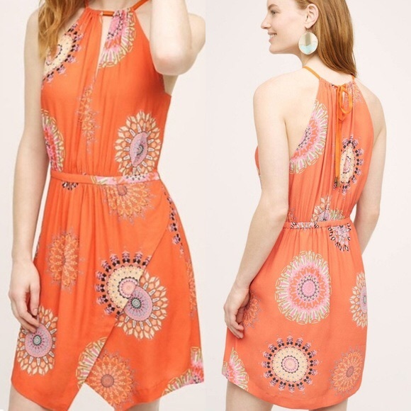 Anthropologie Dresses & Skirts - Floreat Anthropologie Orange Summer Dress